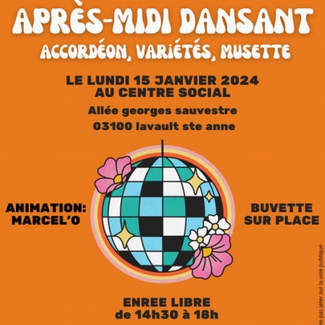 APRES MIDI DANSANTE CSR LAVAULT