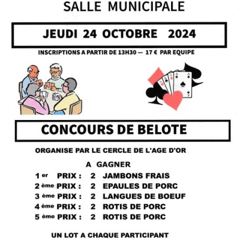 BELOTE ST VICTOR 24 OCTOBRE