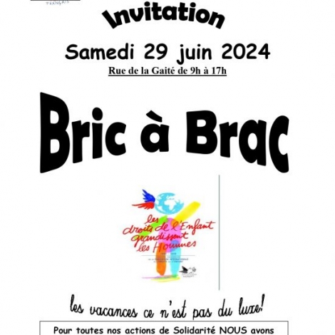 BRIC A BRAC SECOURS POPULAIRE