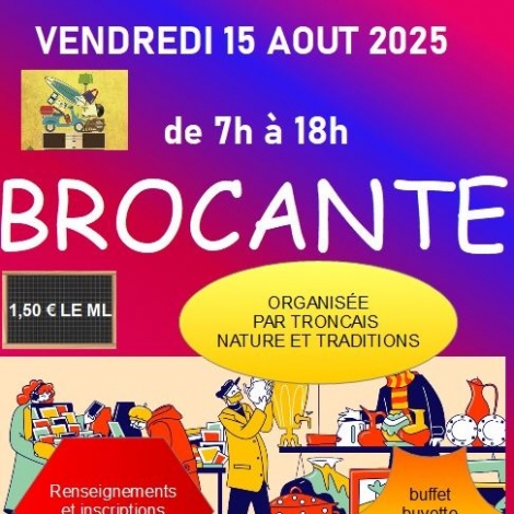 BROCANTE SAINT BONNET TRONCAIS