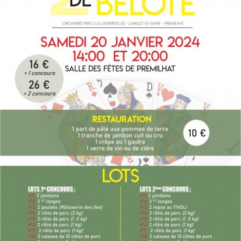 CONCOURS BELOTE PREMILHAT