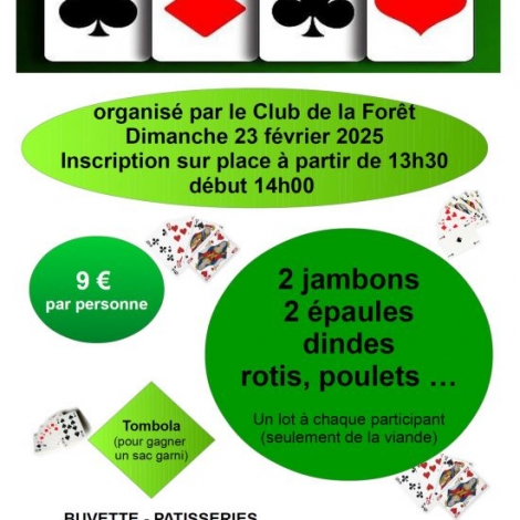 CONCOURS BELOTE ST BONNET TRONCAIS