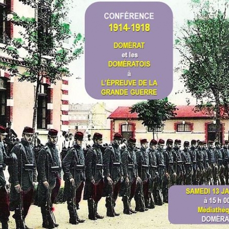 CONFERENCE GUERRE 14 18 DOMERAT