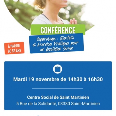 CONFERENCE SOPHROLOGIE ST MARTINIEN