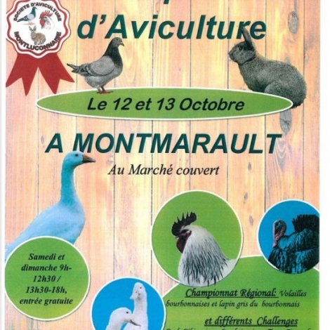 EXPOSITION AVICOLE MONTMARAULT