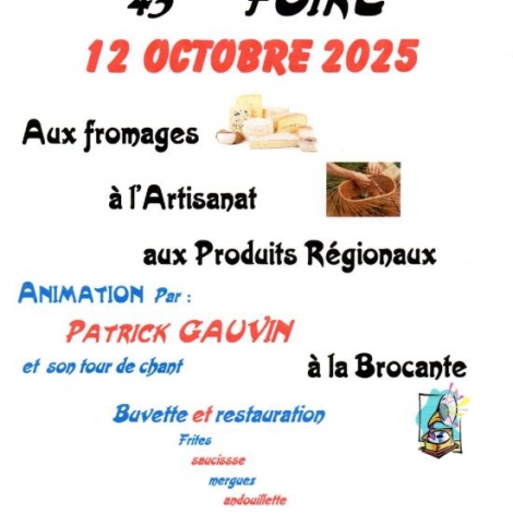 FOIRE FROMAGES ET BROCANTE DESERTINES