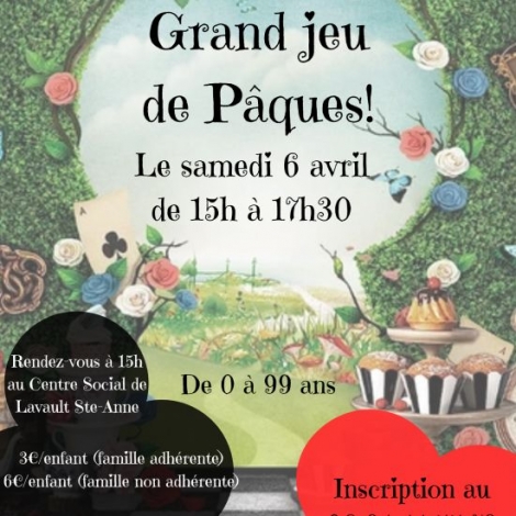 JEU DE PAQUES LAVAULT