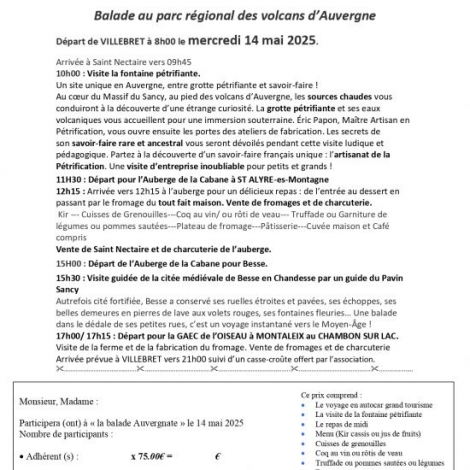 JOURNEE AU PARC REGIONAL DES VOLCANS D AUVERGNE
