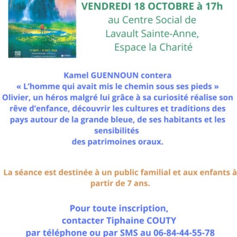 LECTURE DE CONTES LAVAULT STE ANNE