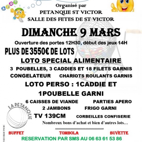 LOTO ST VICTOR