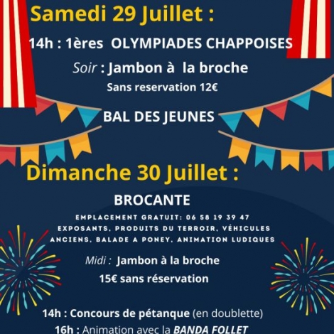 Le Comit des Ftes de Chappes