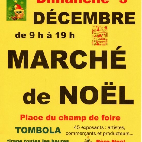 MARCHE NOEL AINAY LE CHATEAU