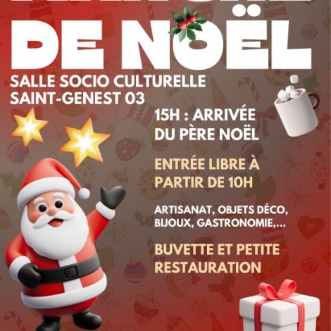 MARCHE NOEL SAINT GENEST