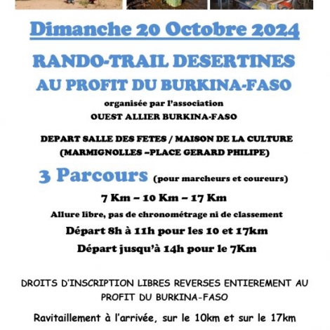 RANDO SOLIDAIRE DESERTINES