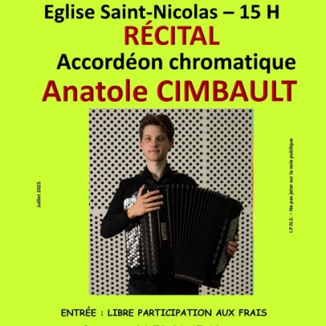 RECITAL ACCORDEON LA CHAPELAUDE