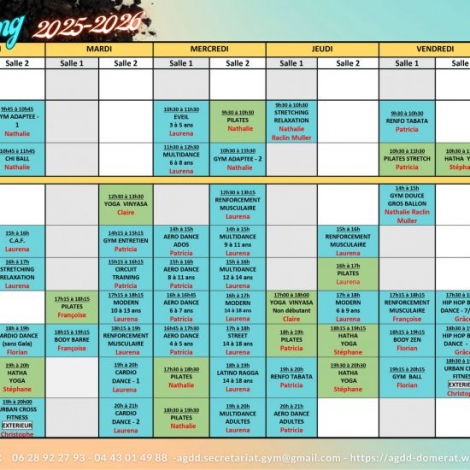 REPRISE ACTIVITE AGDD