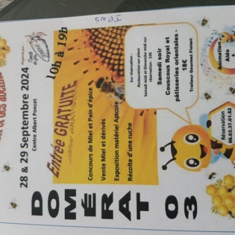 SALON DU MIEL ET DES ABEILLES DOMERAT