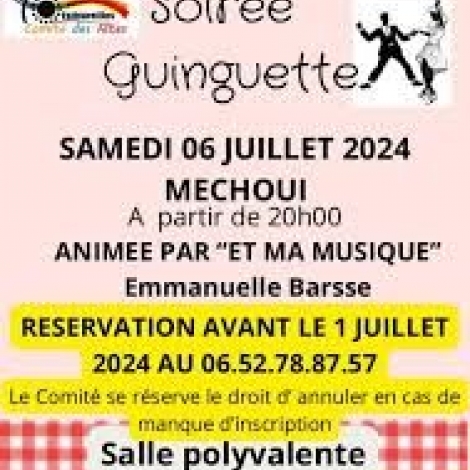 SOIREE GUINGUETTE ESTIVAREILLES
