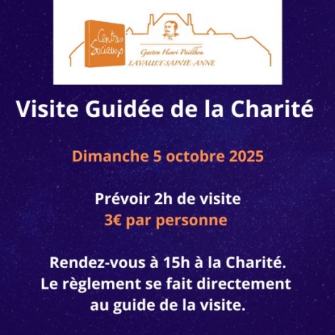VISITE LA CHARITE LAVAULT