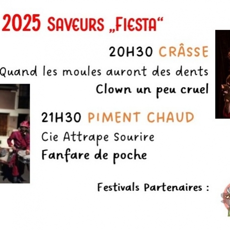 Ambiance festive et burlesque pour la dernire soire de Saveurs d'un soir  St-Fargeol le 14 aot