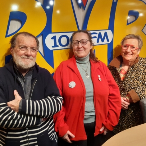 Annie Solnon, Laurence Ernault-Clauws et Alain Gurinet de Loisirs et Solidarit des Retraits