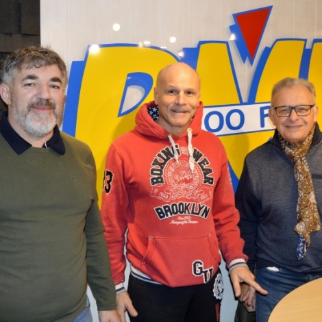 Cyril Caron, Jacques Drumez et Michel Guerreiro de la Montluçonnaise Boxe pour le gala du samedi 25 novembre 2023