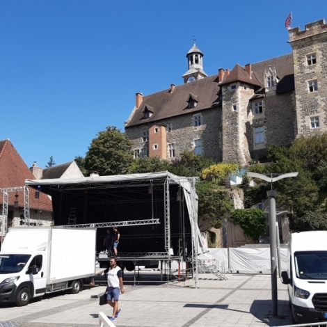 Dbut ce jeudi soir du Montlu Sounds Festival sur la place Piquand