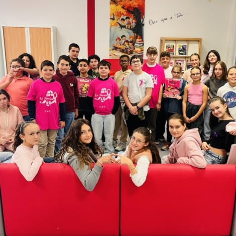 Des journalistes en herbe d'Emile Mle  Commentry nous parlent d'Octobre Rose