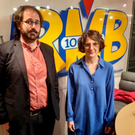 Florent Clment et Maris-Sophie Paus du Pays de la Valle de Montluon et du Cher pour les journe Culture et Paysage