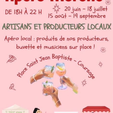 L'association Cur de Coursage organise des Apros Marchs tout cet t, dont le 1er sera ce vendredi 20 juin