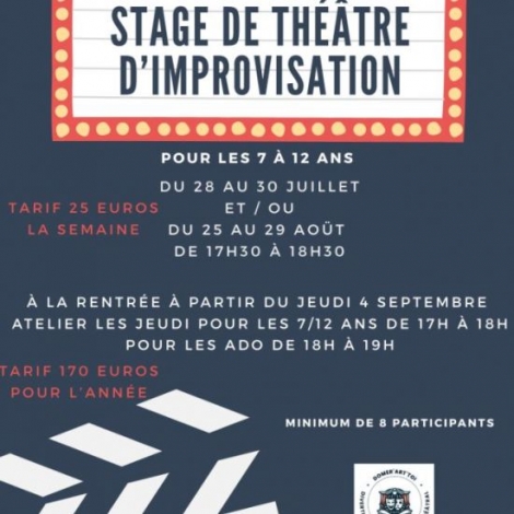 L'association Domr'Art'Toi organise des stages de thtre d'improvisation cet t
