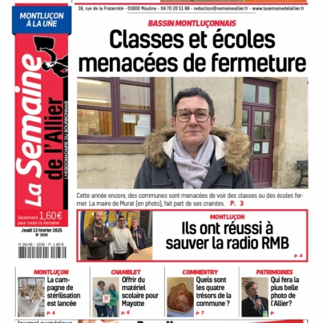 La carte scolaire et ses consquences, la reprise de RMB en SCOP, des tableaux historiques  Commentry...c'est dans le nouveau numro de La Semaine de l'Allier