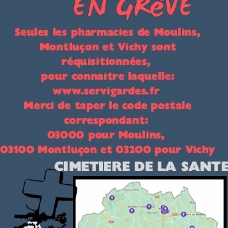 La grve se poursuit dans les pharmacies de l'Allier en cette rentre, avant des rendez-vous importants sur le sujet