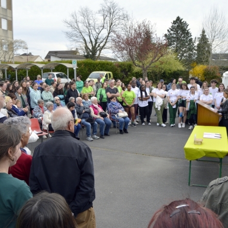 Le Lyce Genevive Vincent fte ses 70 ans et clbre aussi son engagement pour le don d'organe