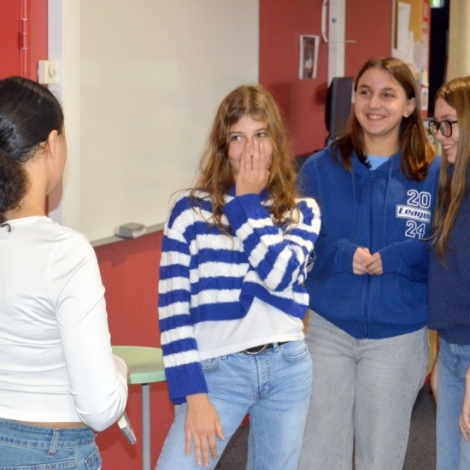 Le collge Jean-Jacques Soulier de Montluon s'est mobilis pour la journe Non au harclement