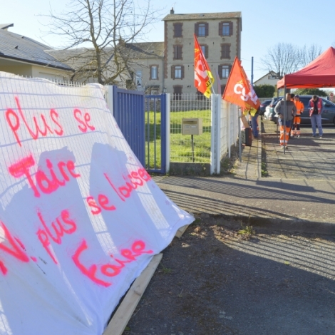 Les agents du SIVOM d'Huriel poursuivent leur mobilisation
