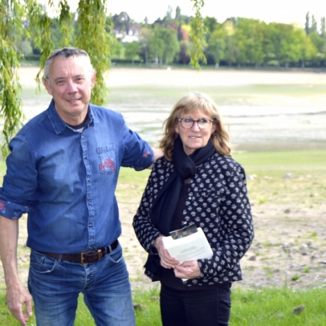 Malgr l'absence d'eau l'tang de Sault attire toujours autant ds les 1ers jours de beau temps