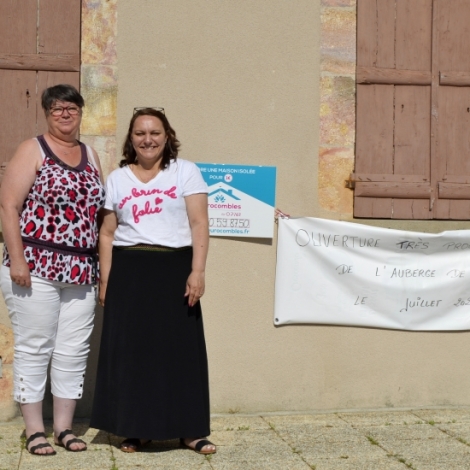 Nadge et Sandra sont les nouvelles patronnes de l'Auberge de Vaux qui ouvrira la semaine prochaine