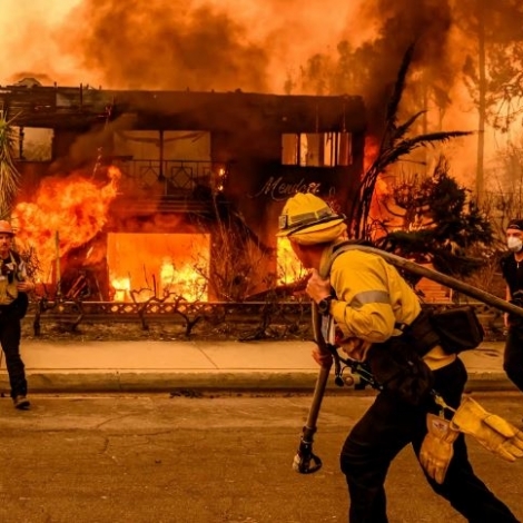 Nos journalistes en herbe font les reporters sans frontires pour faire tmoigner une habitante de Los Angeles  propos des incendies