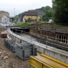 Pose de poutres sur le pont du Lamaron, et pose de la nouvelle passerelle de la Glacerie : grandes manœuvres sur certains chantiers de Montluçon cette semaine