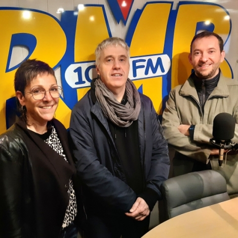 Stphanie Manchon, David Roux et Ludovic Salvert pour les Expos du 9  Montluon